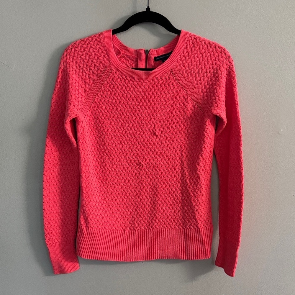 American Eagle Long Sleeve Pullover Pink Sweater